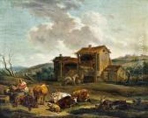 Landschaft Mit Brunnen thumbnail