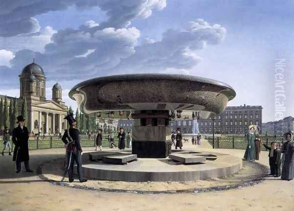 Granite Basin in the Lustgarten c. 1831 - view 1