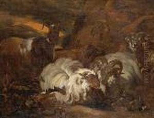 A Shepherd With A Flock
