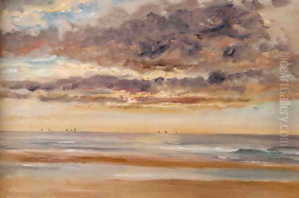 Sunset Over The Sea - view 1