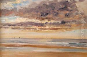 Sunset Over The Sea