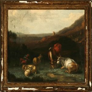 Landscape With A Herd And His Cattle