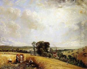 The Harvest by Paul Huet