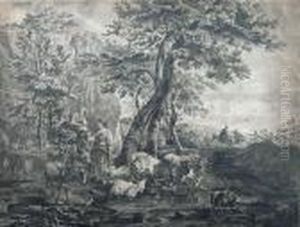 Le Retoura La Ferme by Nicolaes Berchem