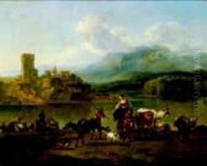 Paesaggio Con Viandanti Paesaggio Con Viandanti