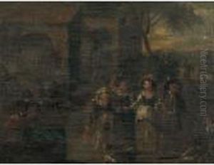 Festa Paesana by Nicolaes Berchem
