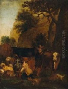 Scene Pastorale by Nicolaes Berchem