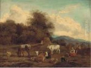 Cattle In A Landscape Cattle In A Landscape