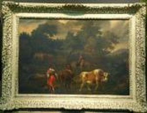 Drovers With Cattle
