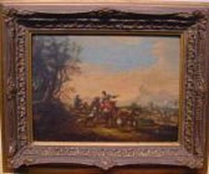 Drovers In A Landscape Drovers In A Landscape