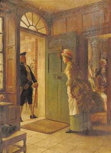 Announcing an arrival by Edward Hughes