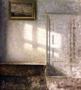 Interior, Strandgade by Vilhelm Hammershoi