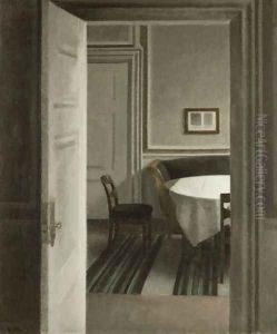 Interior, Strandgade 30 by Vilhelm Hammershoi