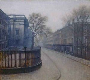 Street in London by Vilhelm Hammershoi