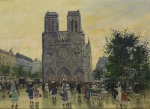 Notre Dame De Paris by Antal Berkes