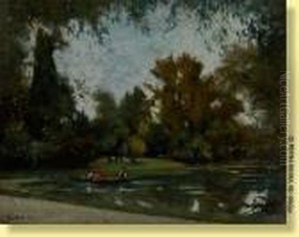 Canotier Au Bois De Boulogne - view 1