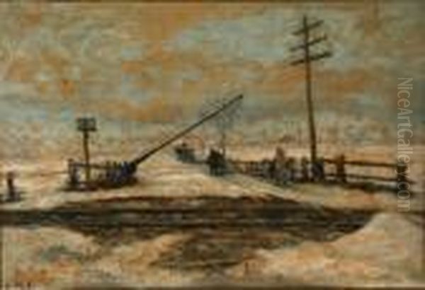 At The Railroad Crossing - view 1