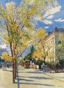 Andrassy Avenue by Antal Berkes