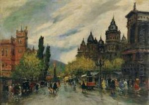 A Busy Boulevard, Budapest