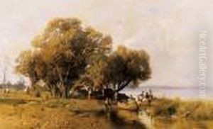 Fishery At Lake Balaton