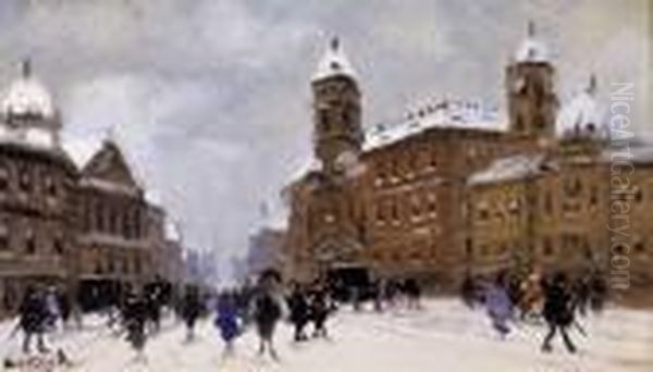 Winter Street Scene - view 1