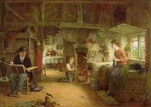 The Artists Visit by Frederick Daniel Hardy
