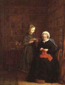 Portrait of Mrs Hearne and her Grand niece Fanny Sowman