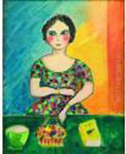Lili Assise A La Table. - view 1