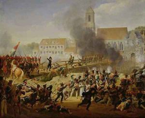 The Battle of Landschut by Louis Hersent