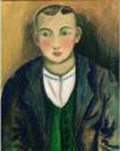 Jeune Homme Au Gilet Vert.