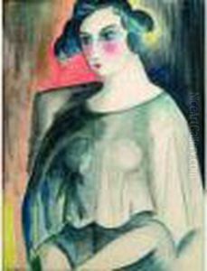 Portrait De Femme. by Madeleine Berly De Vlaminck