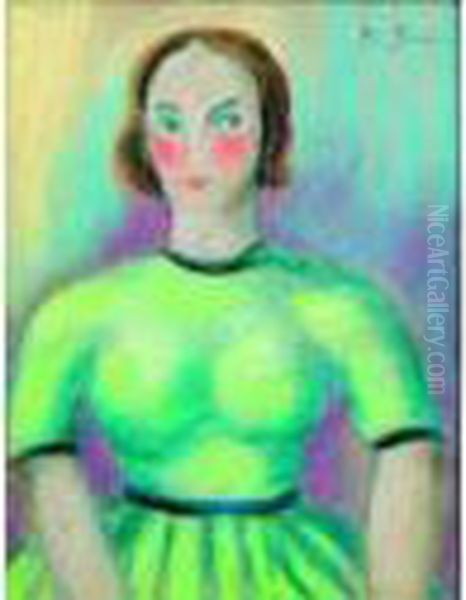 Titine A La Robe Verte. - view 1