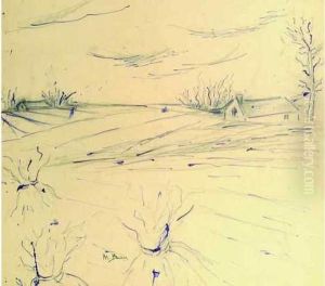 Les Meules. by Madeleine Berly De Vlaminck