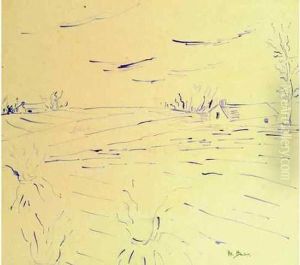 Les Meules. by Madeleine Berly De Vlaminck