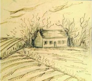 La Ferme. by Madeleine Berly De Vlaminck