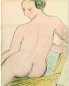 Nu De Dos. by Madeleine Berly De Vlaminck
