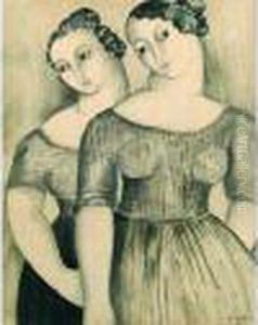 Les Deux Soeurs. by Madeleine Berly De Vlaminck