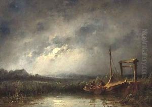 Fishing by moonlight