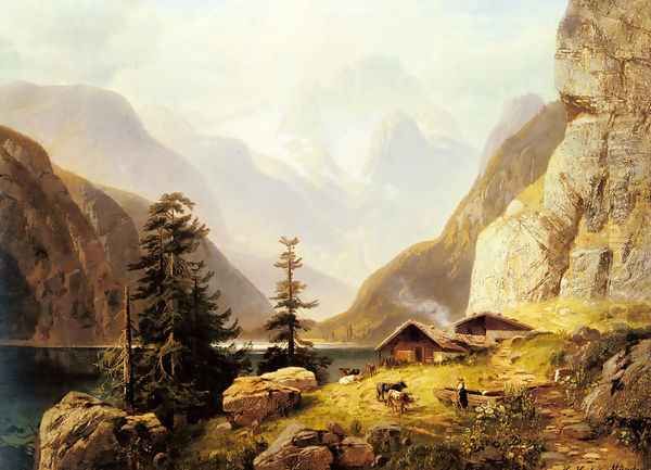 An Alpine Valley - view 1