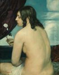 La Femme A La Rose by Emile Bernard