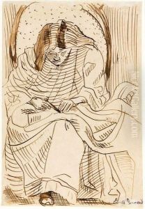 La Couture by Emile Bernard