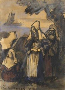 Les Bretonnes by Emile Bernard
