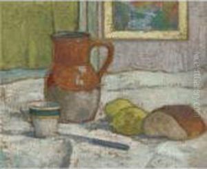 Nature Morte Au Pichet Et A La Tasse