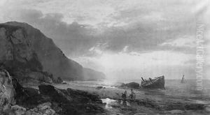Seashore, Morning by William Howard Hart