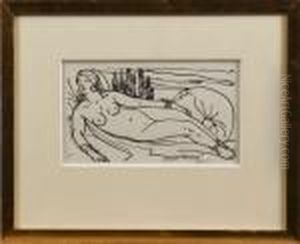 Stampelsignerad by Emile Bernard