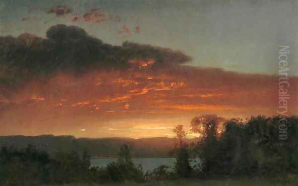 Sunset over the Lake - view 1