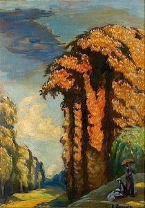 Paysage De Saint Cloud by Emile Bernard