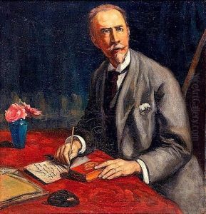 Portrait D'emile Baumann by Emile Bernard