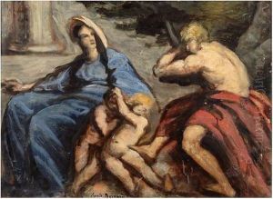 Scene Allegorique by Emile Bernard
