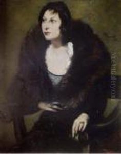 Portrait De Georgette Durand. by Emile Bernard